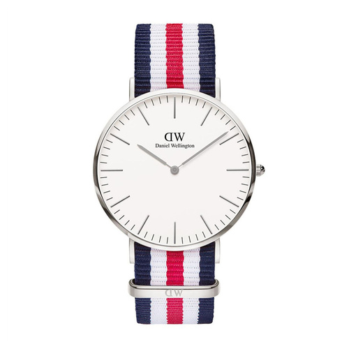 Daniel Wellington/丹尼尔惠灵顿 经典绅士系列 男士尼龙石英表 40mm表盘 0202DW