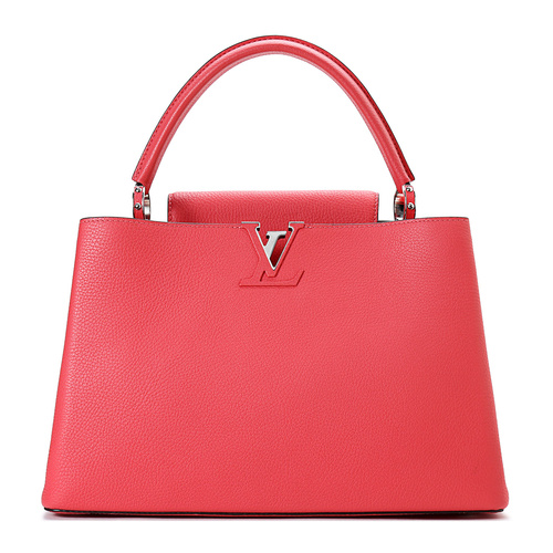 Louis Vuitton/路易威登 女士 牛皮、粉色、CAPUCINES 中号手提包