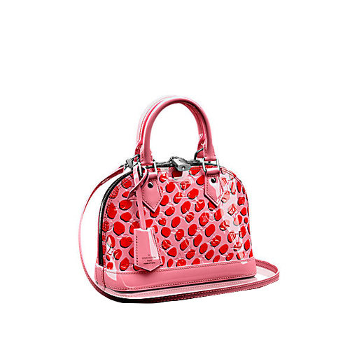 Louis Vuitton/路易威登 女士 粉色 漆皮、斜挎包ALMA BB 手袋